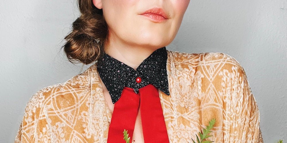 Styling Tipps für das Upcycling Kragen-Collier von Beverly-Berlin. Pimpe dein Outfit