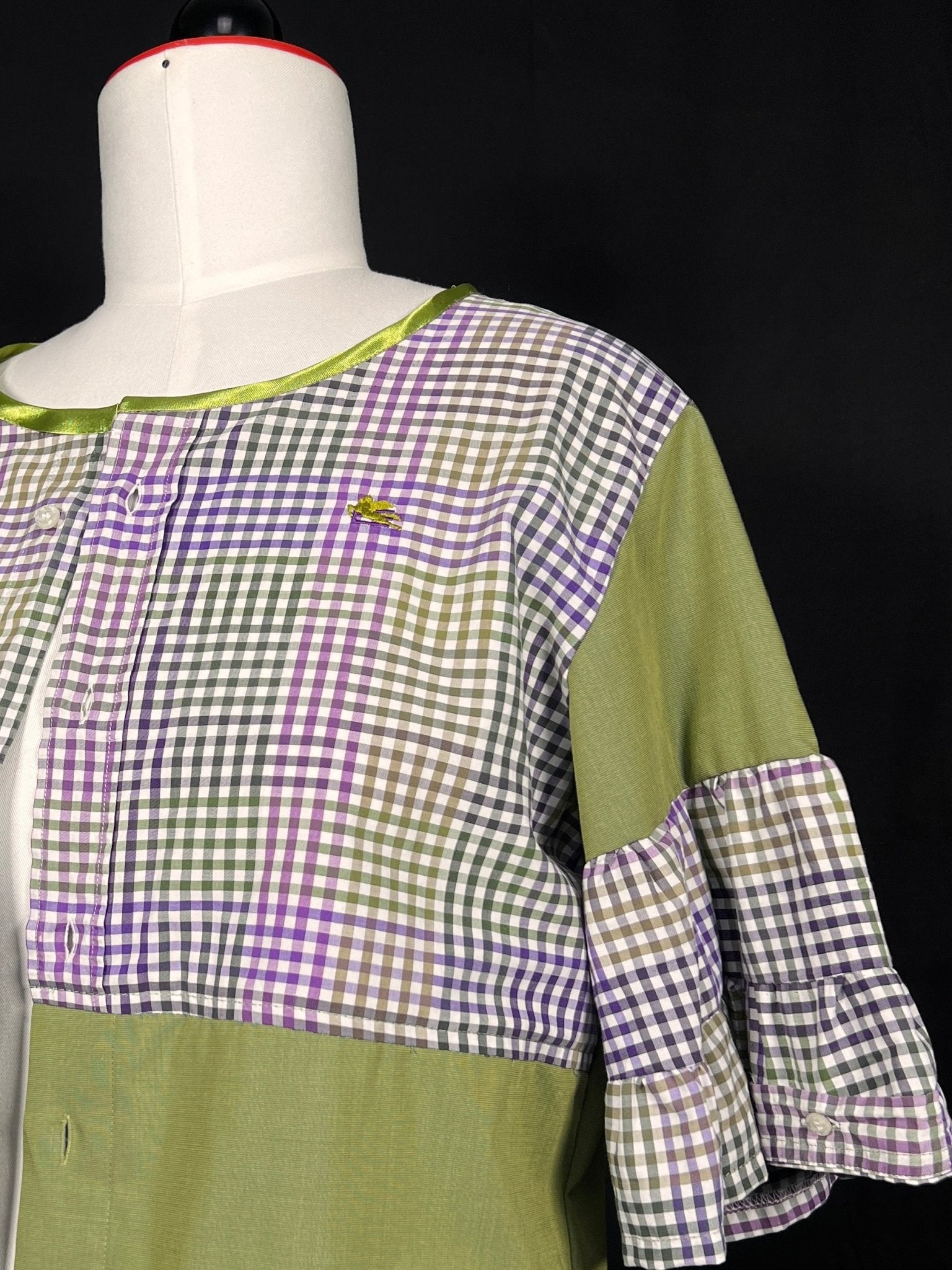 Upcycling Bluse – Dein einzigartiges Fashion - Highlight - nachhaltige Upcycling Mode von Beverly - Berlin