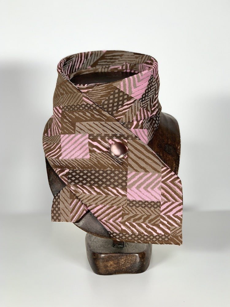 Siebziger Jahre Look Schlipsschal - nachhaltige Upcycling Mode von Beverly - Berlin