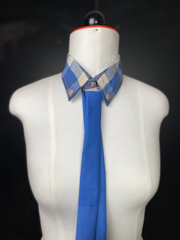 schickes, kariertes Kragen - Collier - nachhaltige Upcycling Mode von Beverly - Berlin