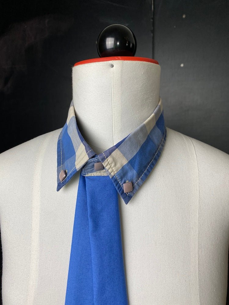 schickes, kariertes Kragen - Collier - nachhaltige Upcycling Mode von Beverly - Berlin