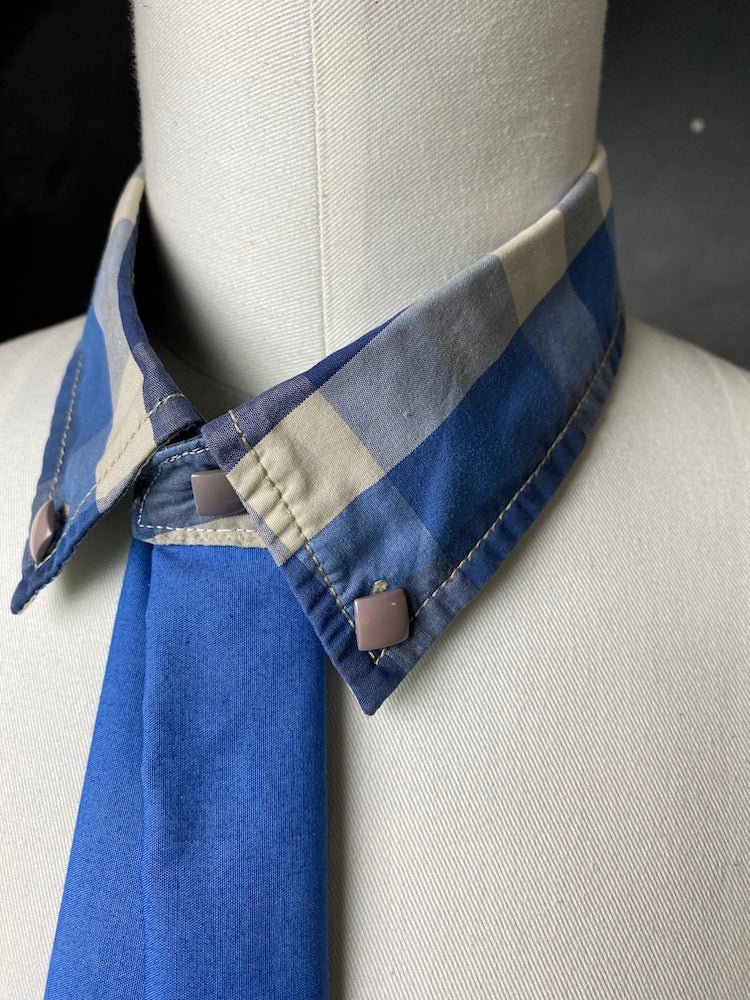 schickes, kariertes Kragen - Collier - nachhaltige Upcycling Mode von Beverly - Berlin