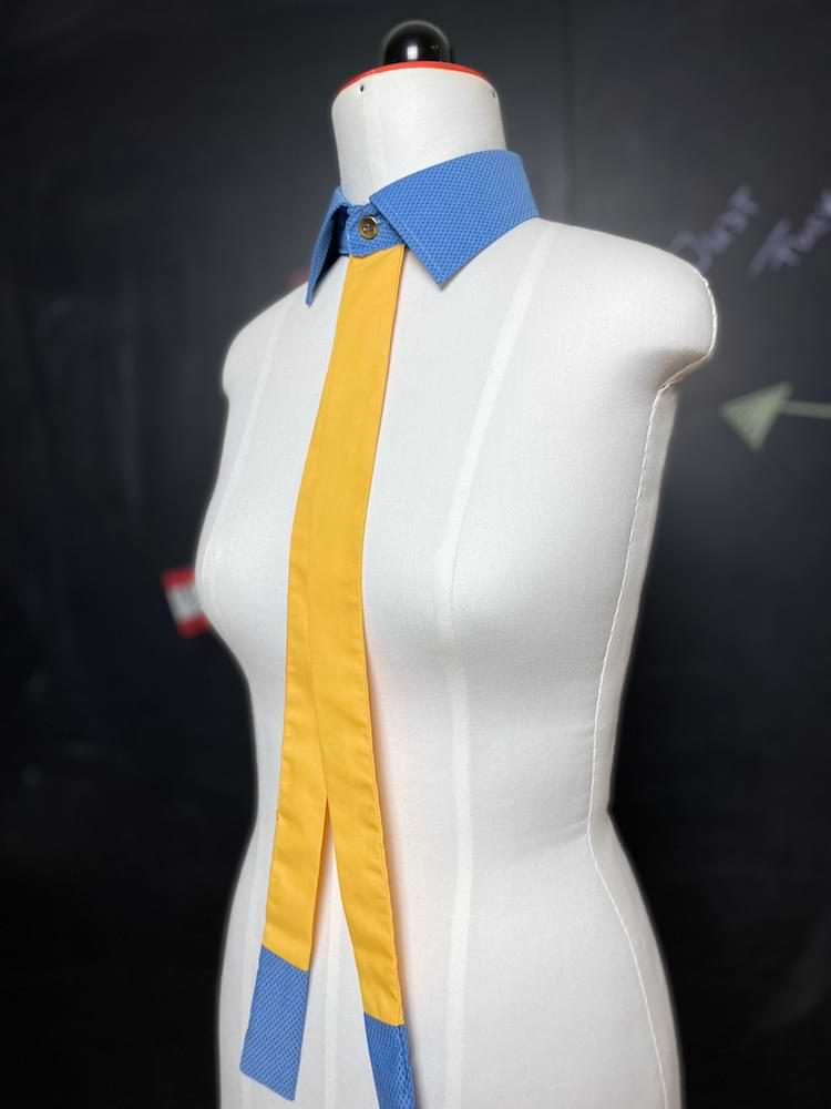 two tone collar collier - nachhaltige Upcycling Mode von Beverly - Berlin