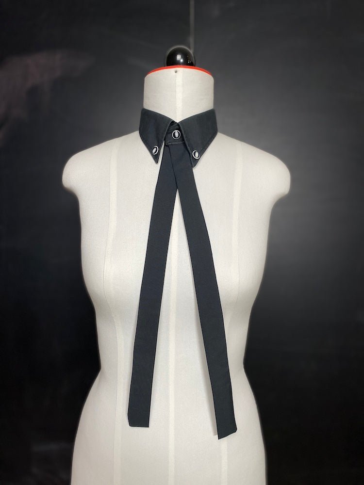 schwarzer Kragen - nachhaltige Upcycling Mode von Beverly - Berlin