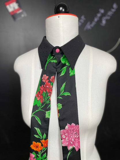 Large Floral Collar Necklace
