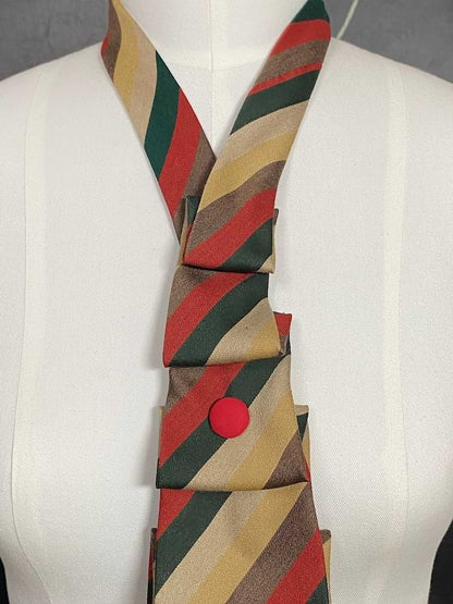 schöne gestreiftes Krawatten-Collier