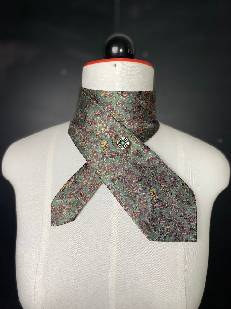 Schlips - Schal in gedeckten Farben - nachhaltige Upcycling Mode von Beverly - Berlin