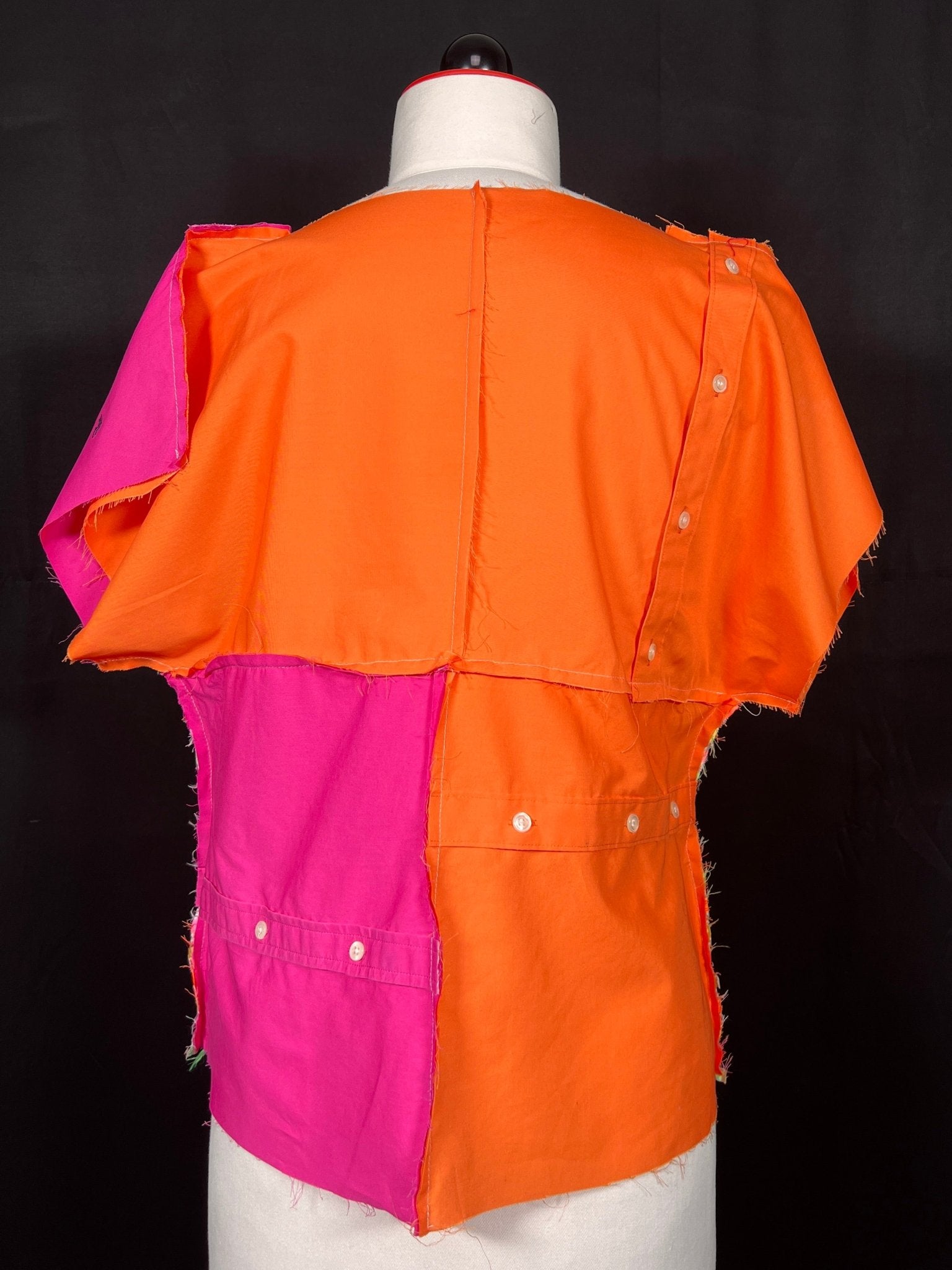 Farbexplosion Upcycling - Top - nachhaltige Upcycling Mode von Beverly - Berlin