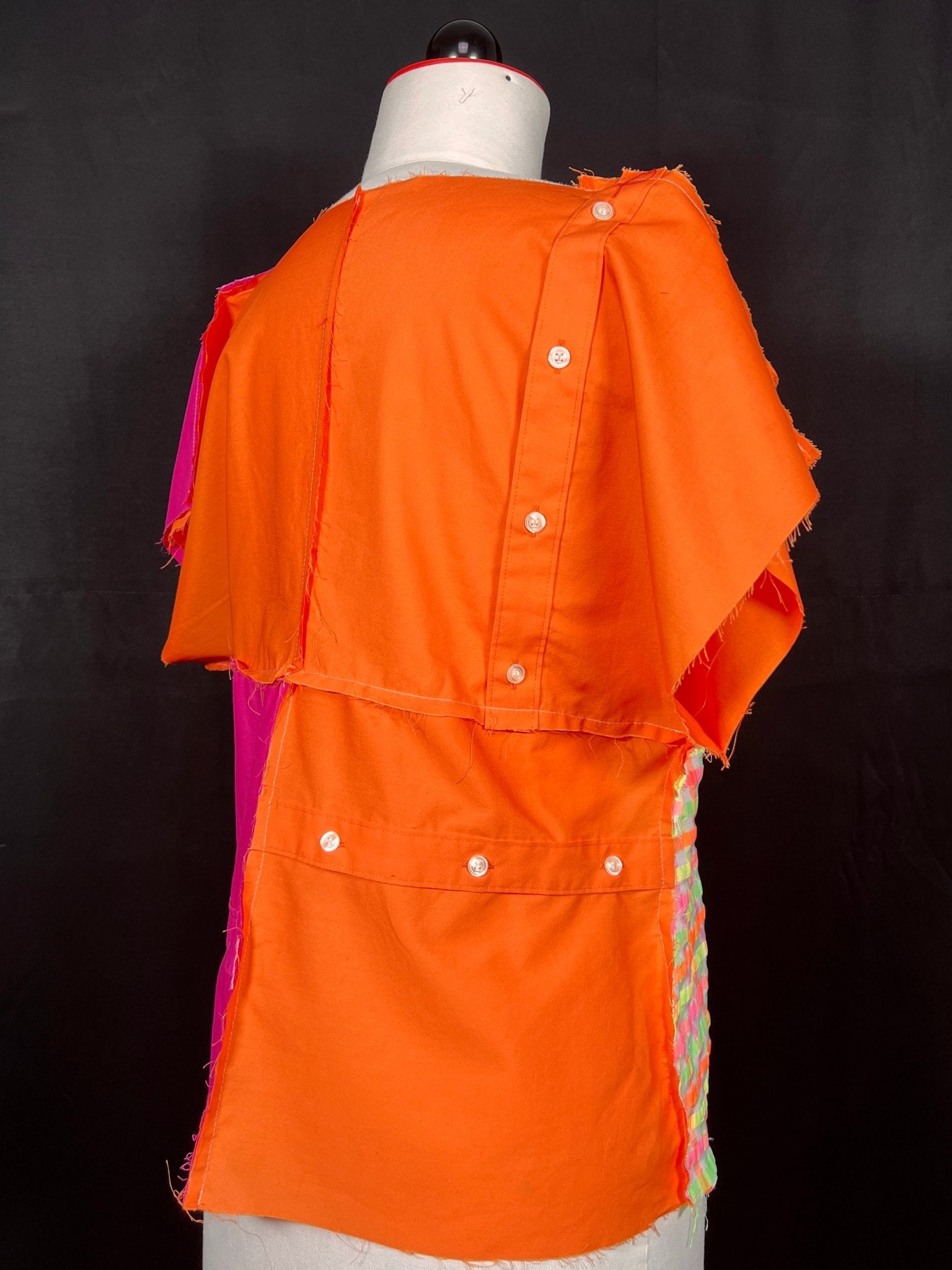 Farbexplosion Upcycling - Top - nachhaltige Upcycling Mode von Beverly - Berlin