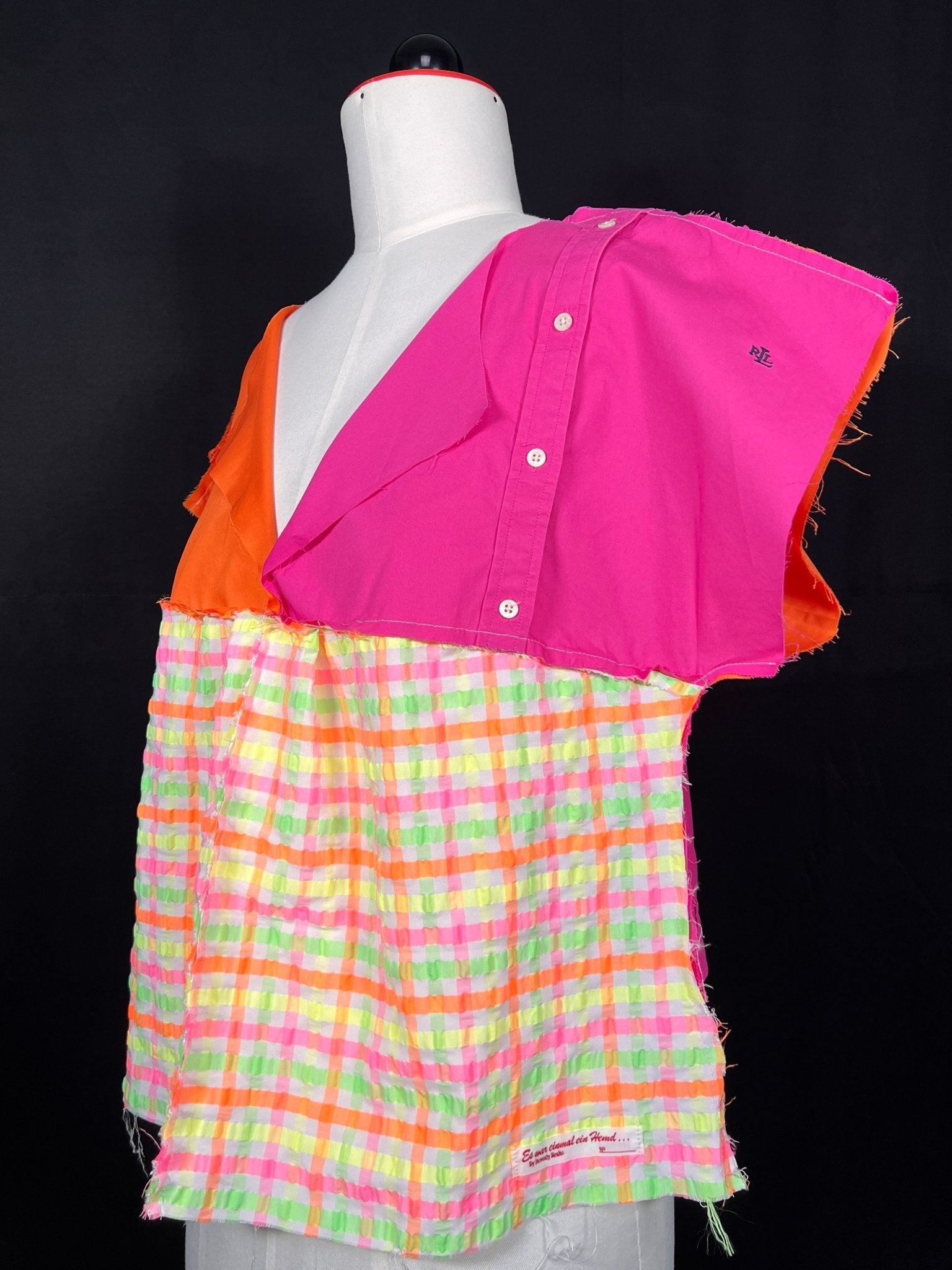 Farbexplosion Upcycling - Top - nachhaltige Upcycling Mode von Beverly - Berlin