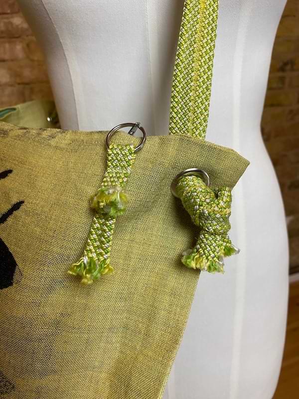 Shopper aus Leinenkissen - nachhaltige Upcycling Mode von Beverly - Berlin