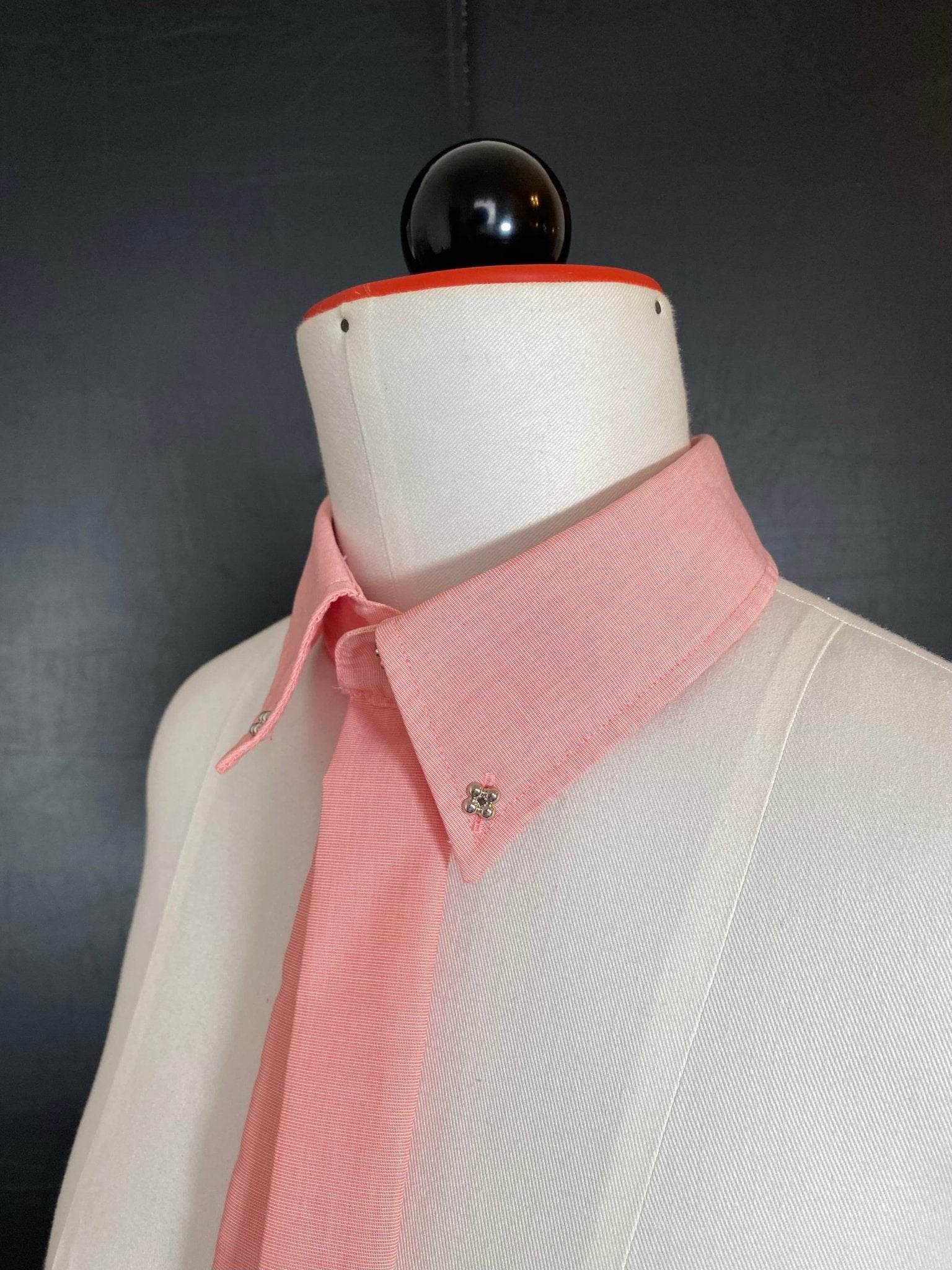 Collar necklace made from old shirts