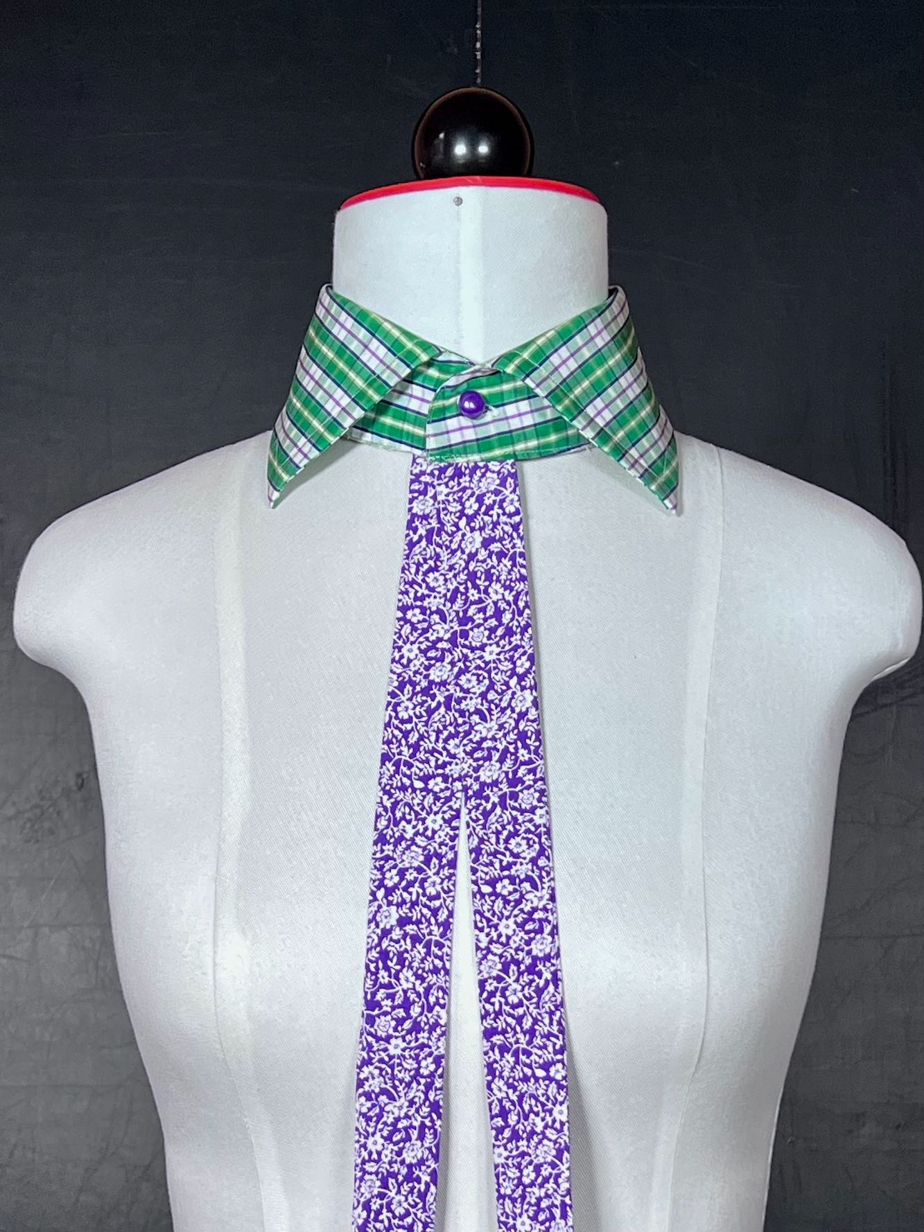 Kragencollier Lila Flower  – laut & blumig - Beverly-Berlin