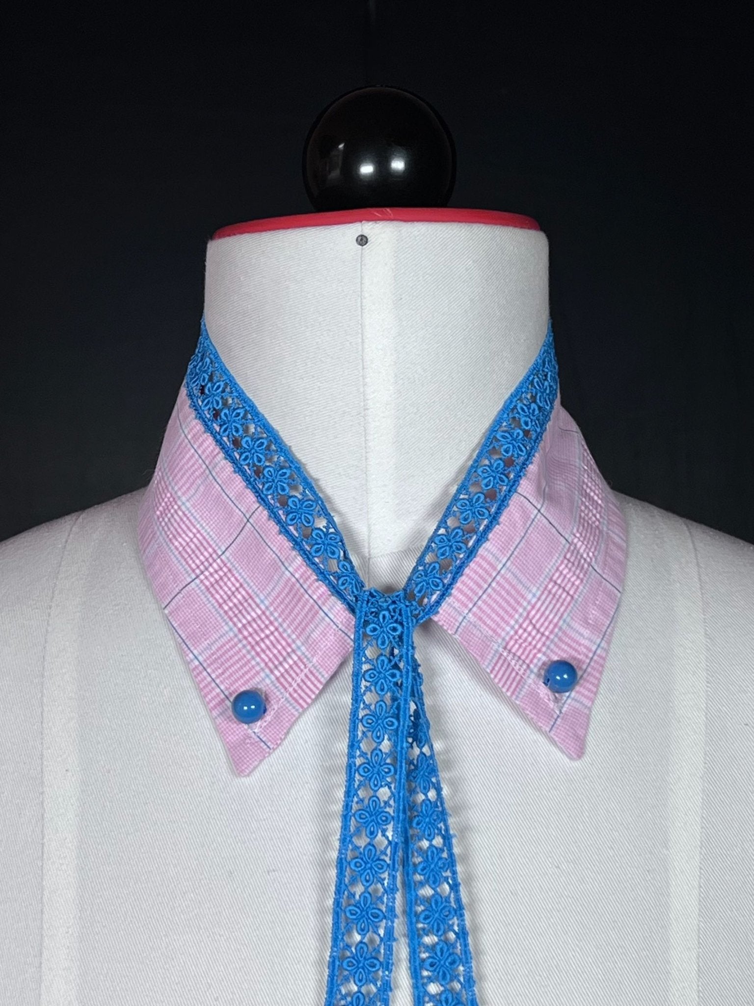 Kragencollier Pink Breeze – Verspielt, frisch, außergewöhnlich - nachhaltige Mode und Accessoires von Beverly - Berlin