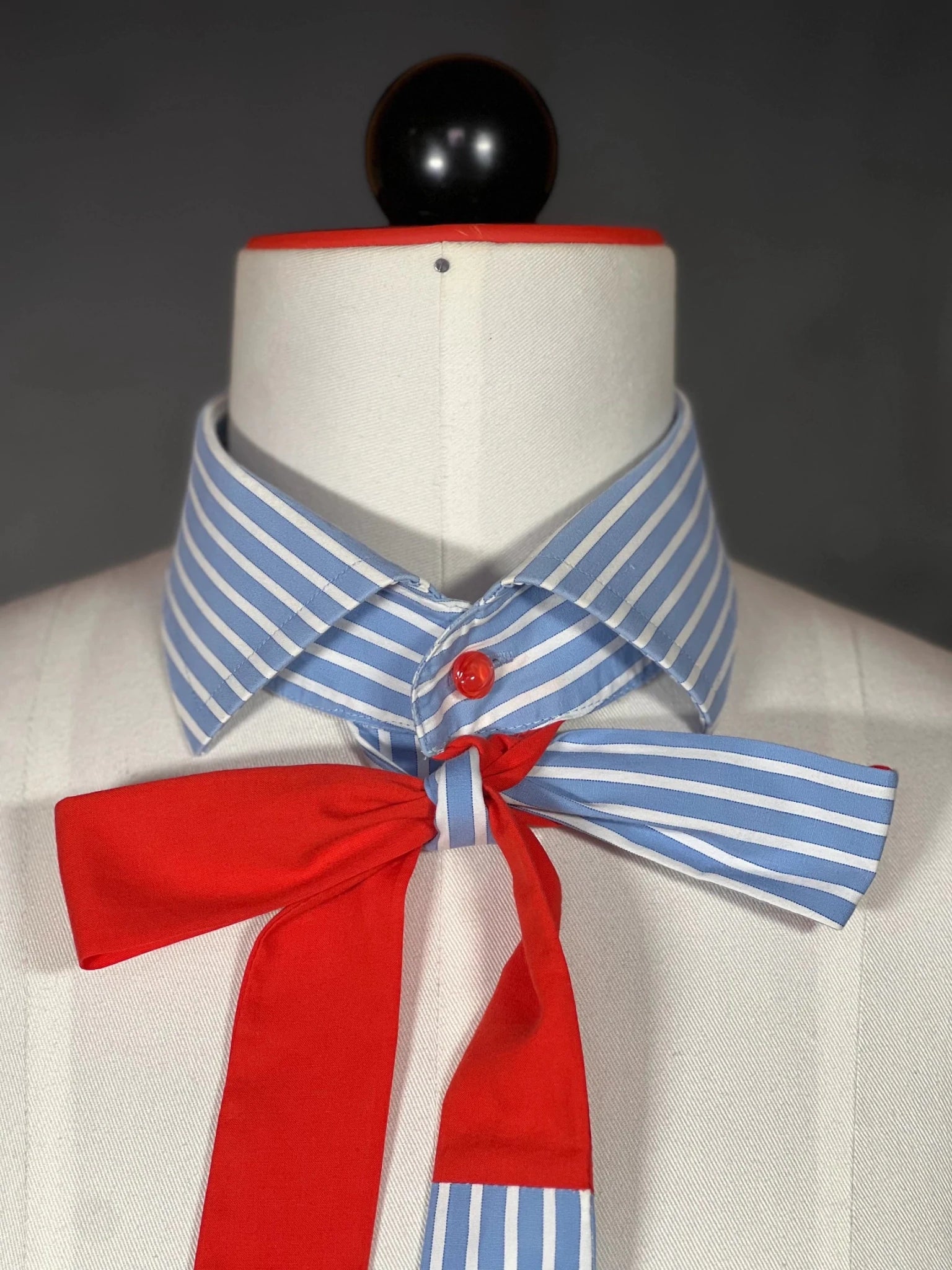 Kragencollier Power Stripes – Vintage Detail - nachhaltige Mode und Accessoires von Beverly - Berlin