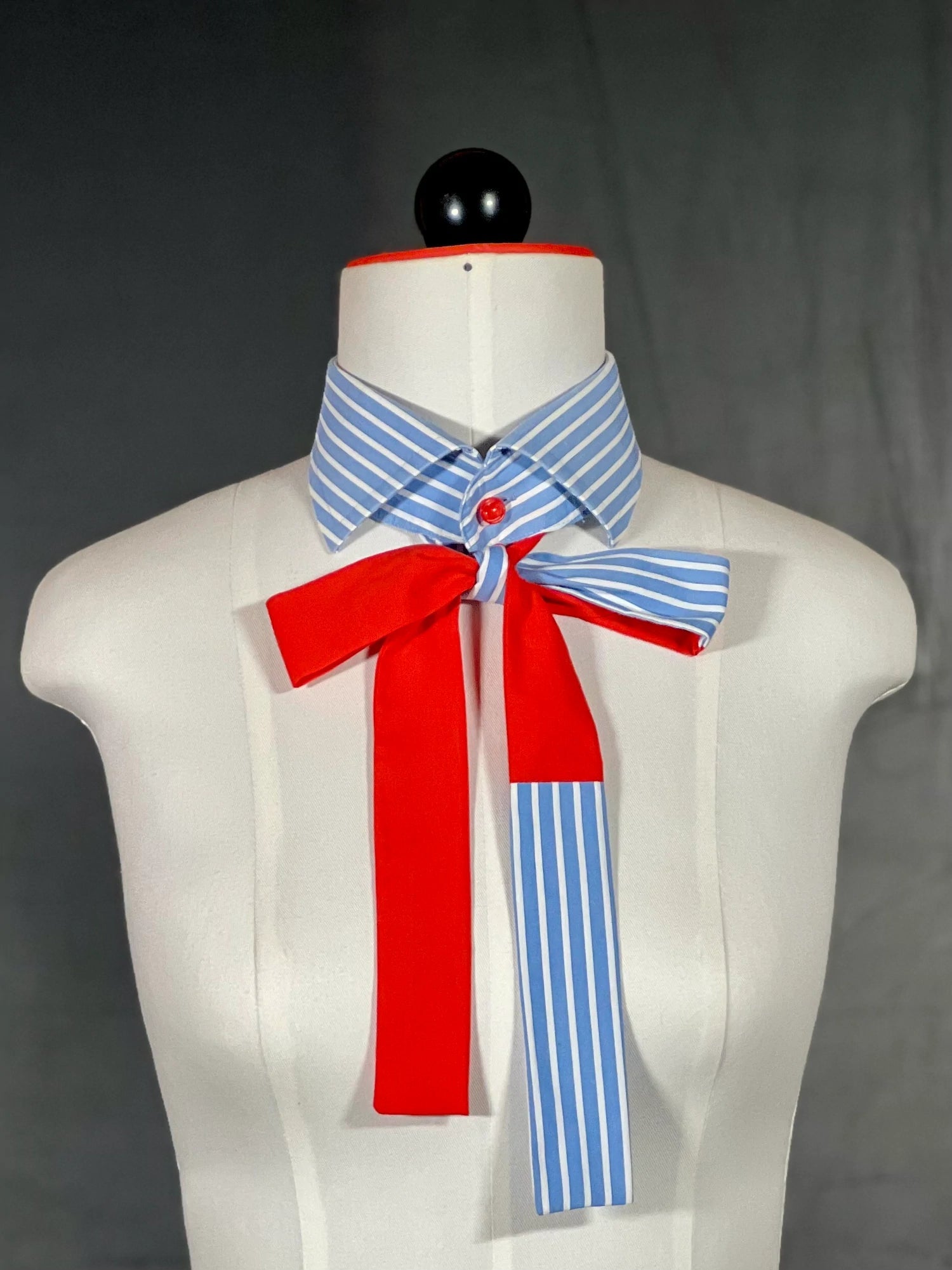 Kragencollier Power Stripes – Vintage Detail - nachhaltige Mode und Accessoires von Beverly - Berlin