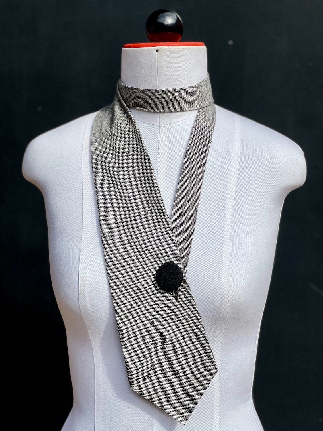 Schlipsschal Ash Dandy Schlips Schal- nachhaltige Mode und Accessoires von Beverly-Berlin
