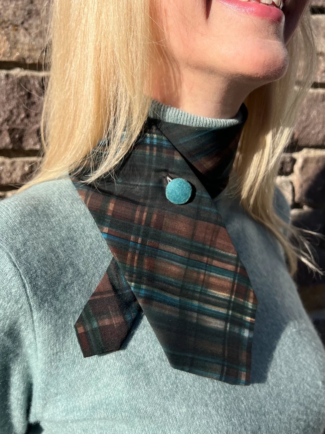 Schlipsschal „Urban Plaid“ – Kariert. Zeitlos. Mit Haltung. - nachhaltige Mode und Accessoires von Beverly - Berlin