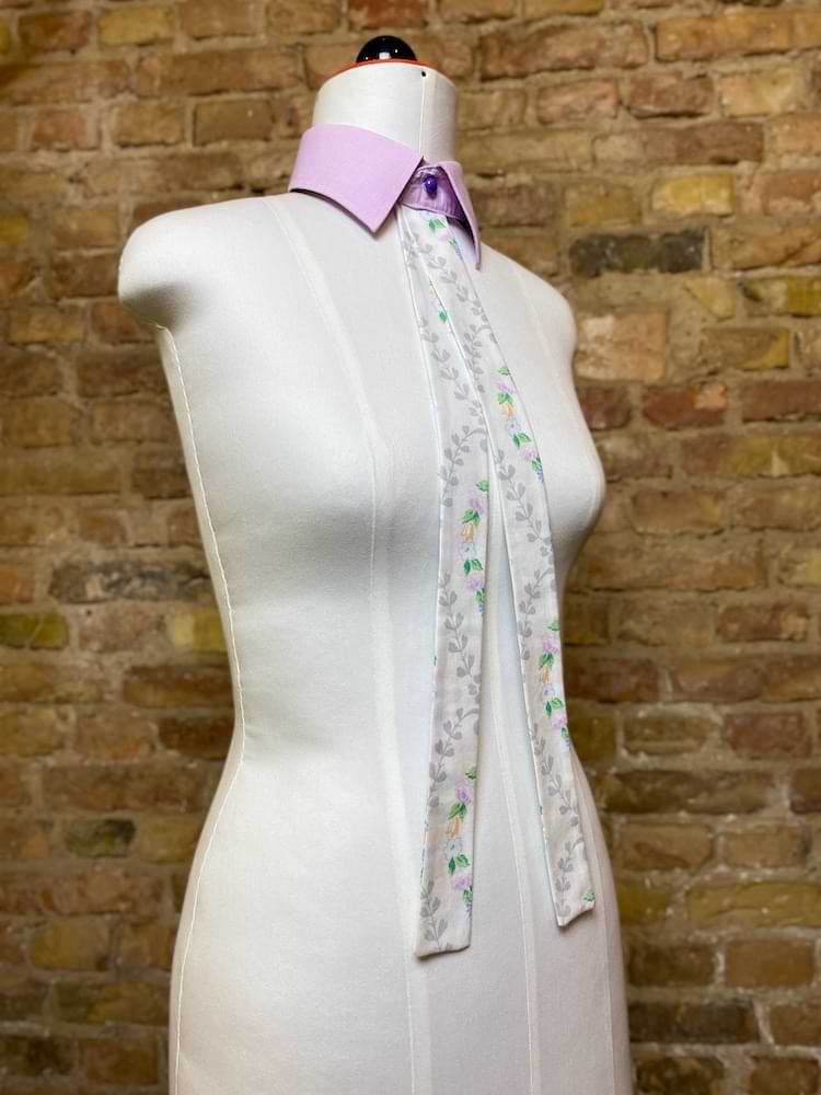 Kragen - Collier mit Blumen - nachhaltige Upcycling Mode von Beverly - Berlin