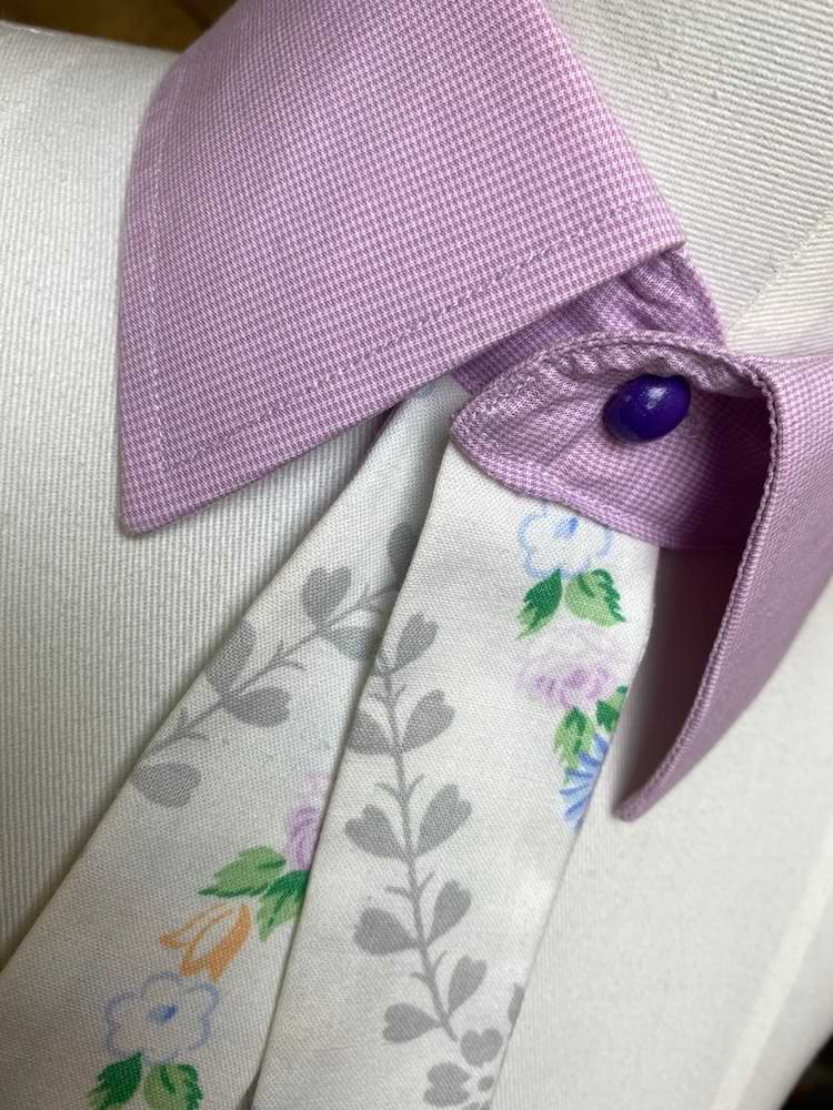 Kragen - Collier mit Blumen - nachhaltige Upcycling Mode von Beverly - Berlin